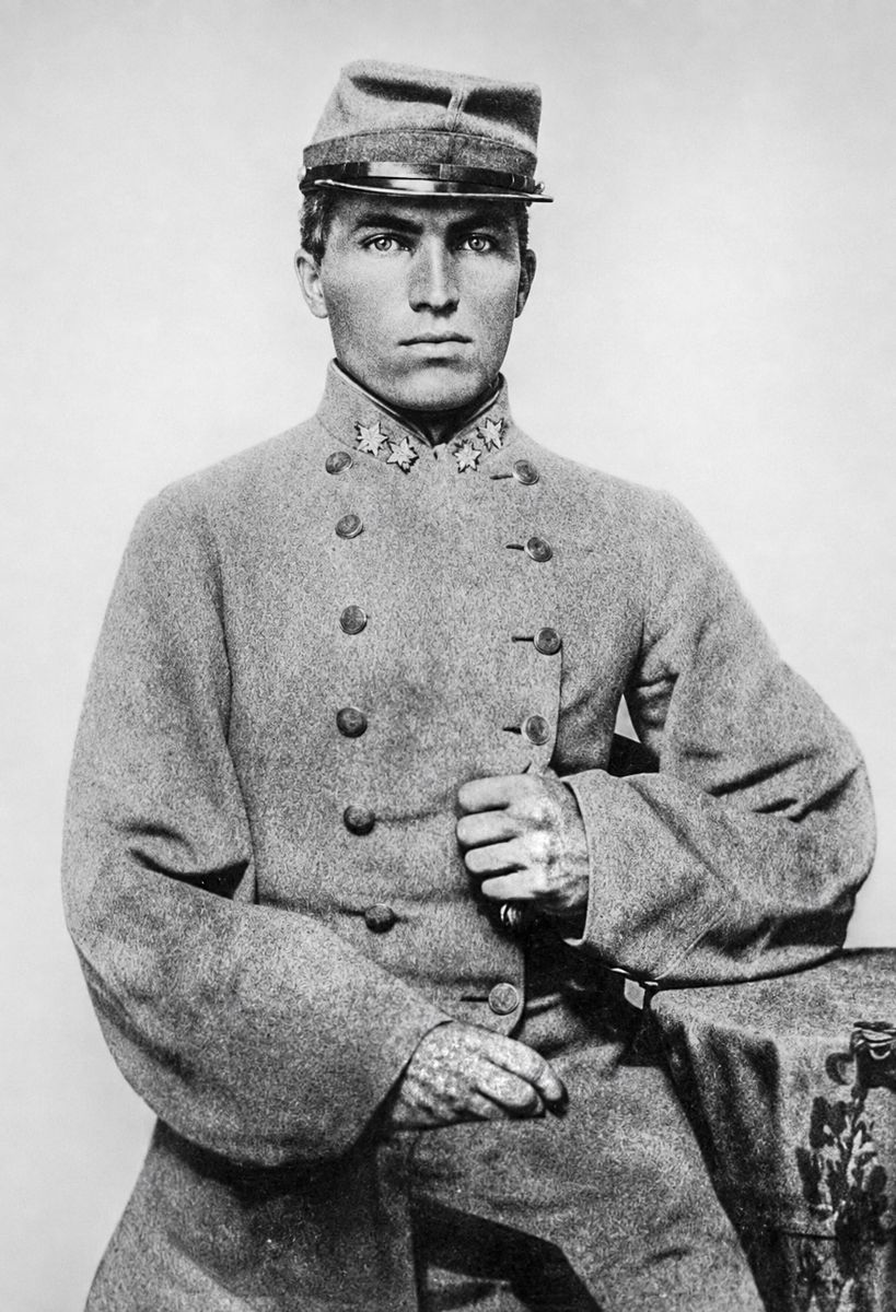 The 61st Virginia’s Lt. Col. William Stewart experienced a near miss on land that CVBT helped save on the First Day at the Chancellorsville battlefield. (Courtesy of Find A Grave)