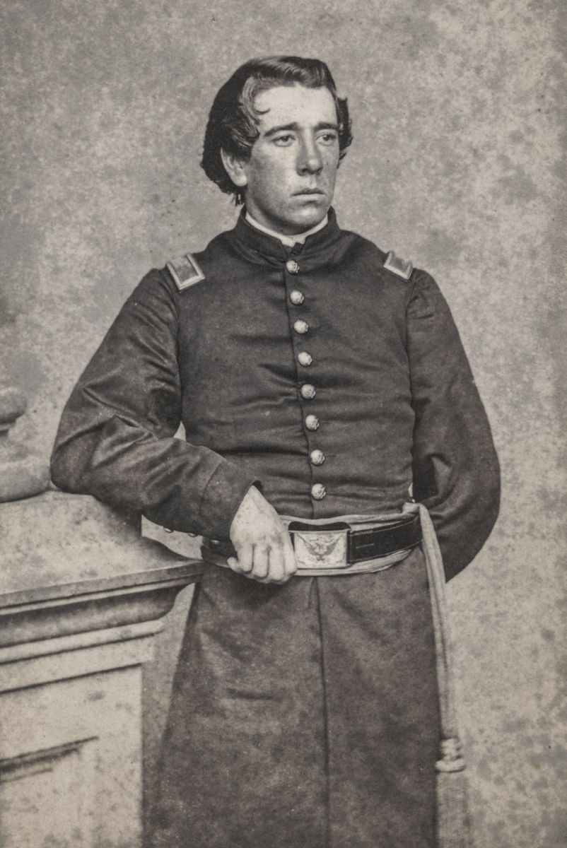 Lt. Elisha Hunt Rhodes of the 2nd Rhode Island Infantry kept a projectile that struck him at the Battle of Second Fredericksburg as a souvenir. (Library of Congress)