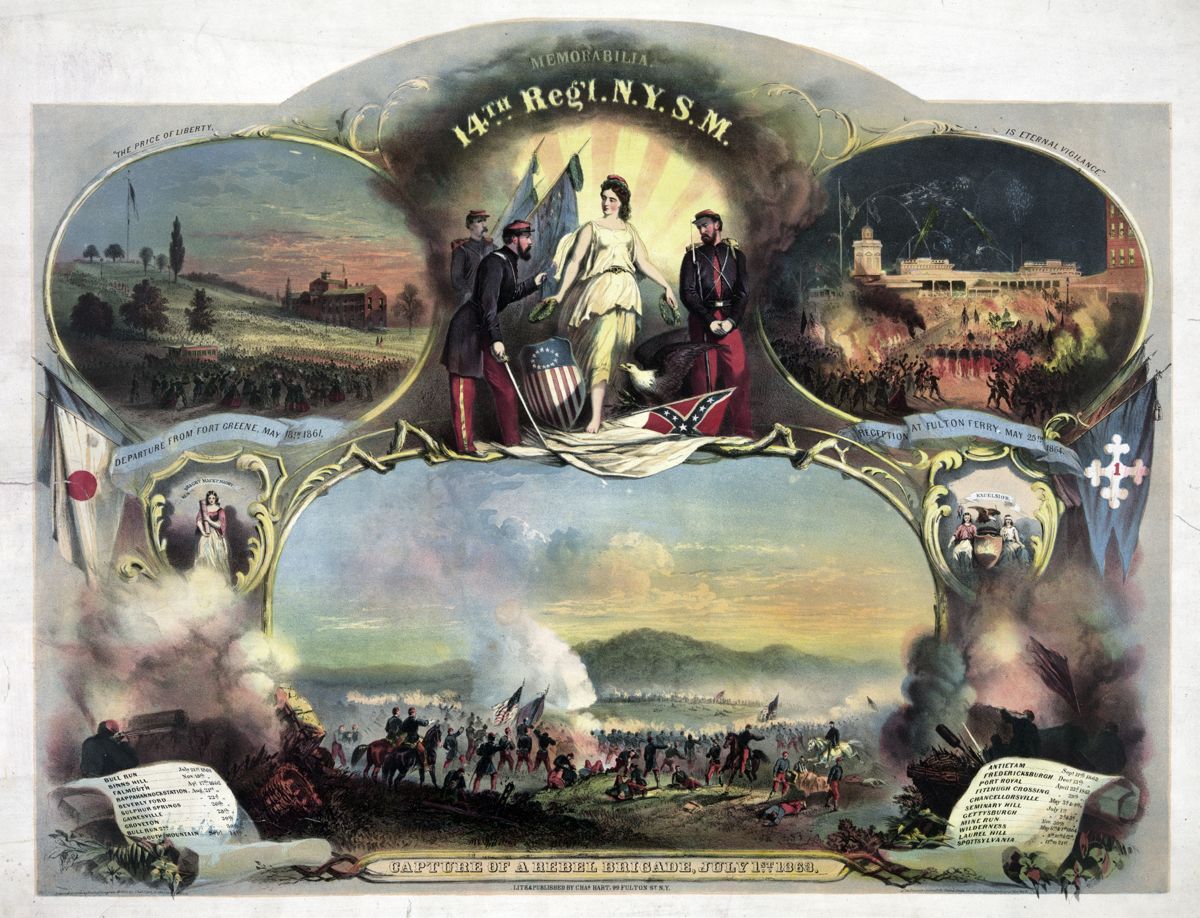 Fig. 1. “Capture of a Rebel Brigade, July 1st, 1863.” (Library of Congress)